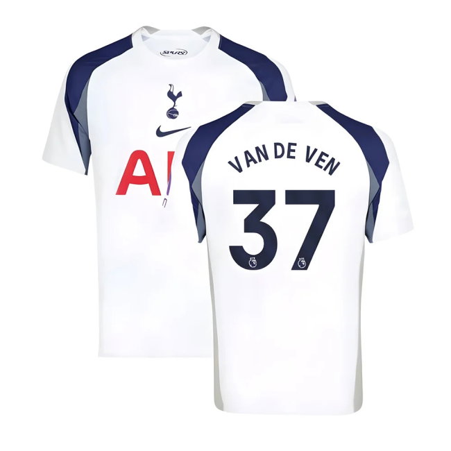 2025-2026 Tottenham Hotspur Home Shirt (Van De Ven 37)-SoccerKits Hub | Buy Soccer Jerseys Online
